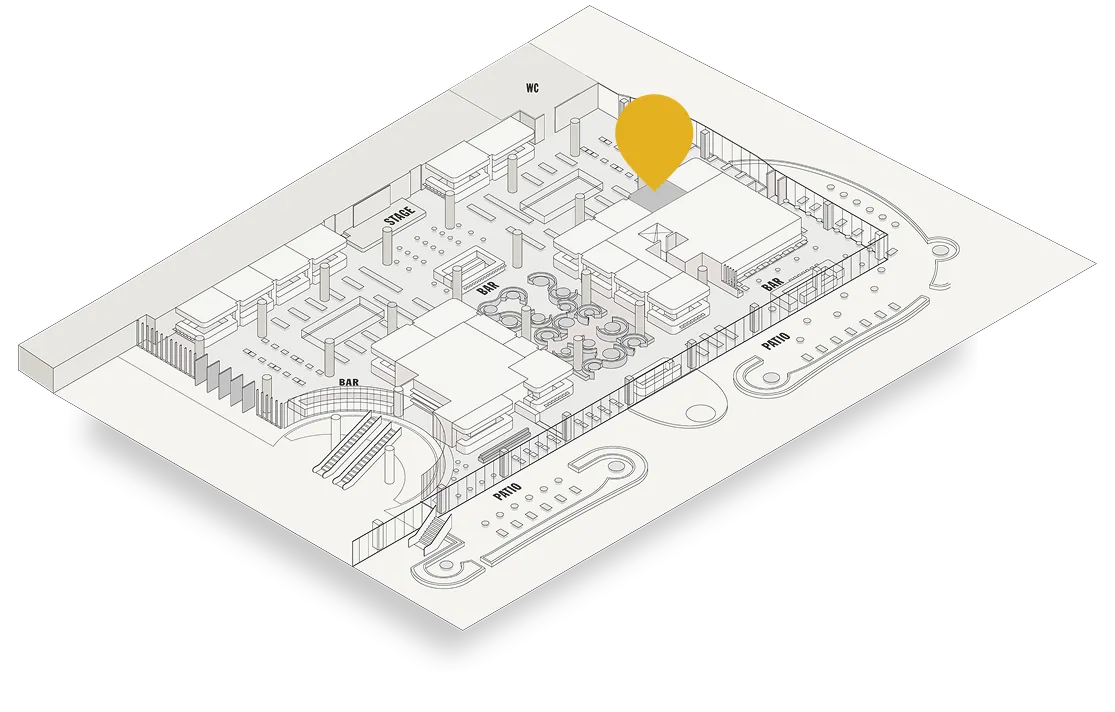 Map showing Pasta e Basta location at Time Out Market Vancouver